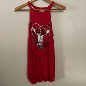 No Boundaries | Red Rover Women’s Skull Tank Top